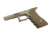 Ocean Custom Tactical Custom Lower Frame For Marui 17 / 18C Airsoft GBB - FDE